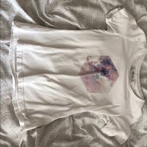 White water color t shirt